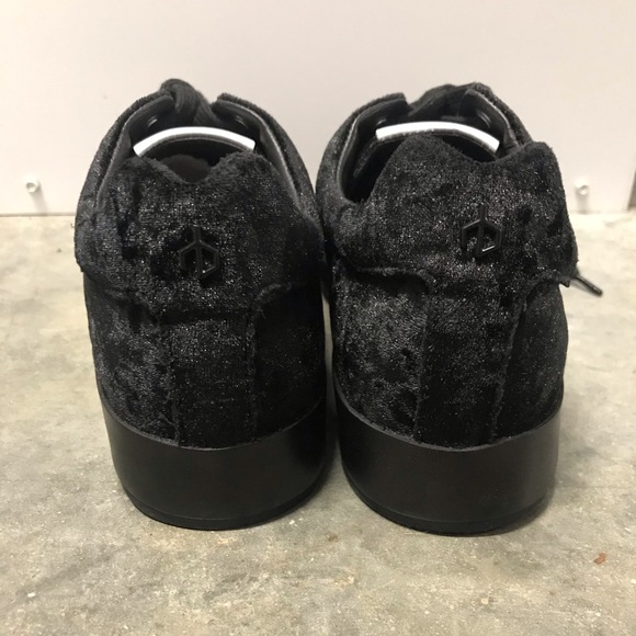 Rag and Bone Low crushed velvet platform sneaker - Picture 2 of 4